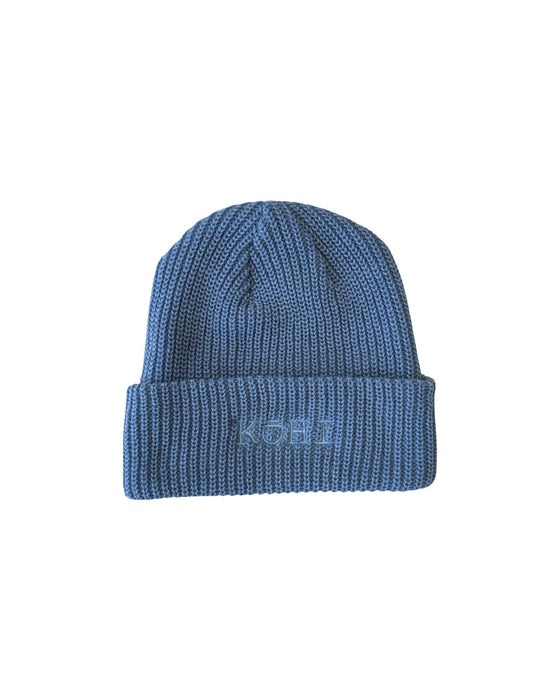BLUEBERRY EMBROIDERED BEANIE